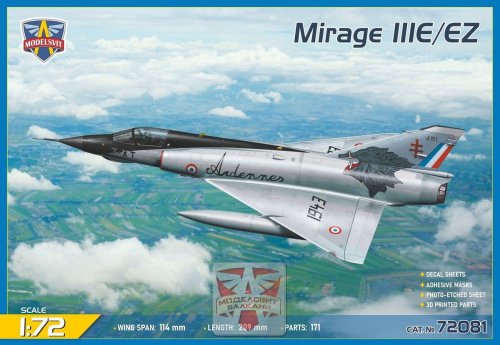 Przejdź do produktu Modelsvit 72081 - 1:72 Mirage IIIE/EZ