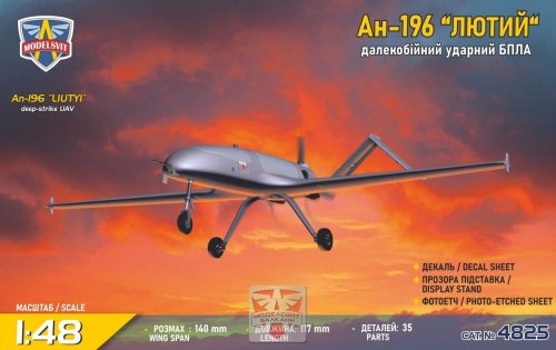 Przejdź do produktu Modelsvit 4825 - 1:48 An-196 Liutyi Deep Strike UAV