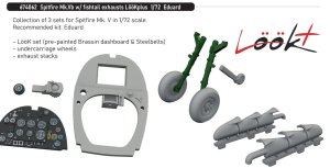 Eduard 674062 - 1:72 Spitfire Mk.Vb w/ fishtail exhausts LööKplus