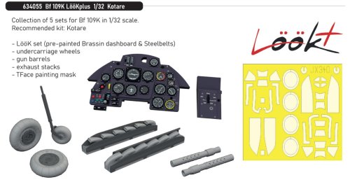 Przejdź do produktu Eduard 634055 - 1:32 Bf 109K LööKplus