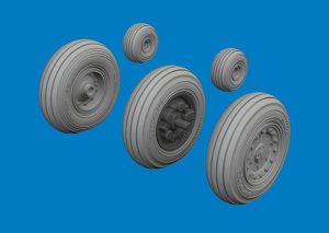 Eduard 6481164 - 1:48 Harrier wheels