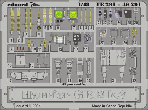 Przejdź do produktu Eduard 49291 - 1:48 Harrier Gr Mk.7