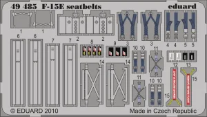 Eduard 49485 - 1:48 F-15E seatbelts