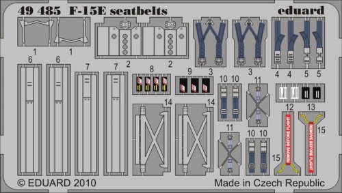 Przejdź do produktu Eduard 49485 - 1:48 F-15E seatbelts