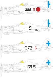 Eduard JX345 - 1:32 MC.200 Saetta tactical marking