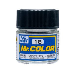 Mr.Hobby C018 - Farba RLM70 Black Green 10 ml