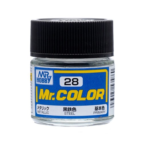 Przejdź do produktu Mr.Hobby C028 - Farba Steel 10 ml