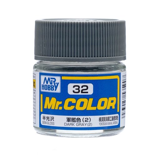 Przejdź do produktu Mr.Hobby C032 - Farba Dark Gray (2) 10 ml