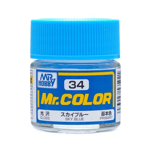 Przejdź do produktu Mr.Hobby C034 - Farba Sky Blue 10 ml