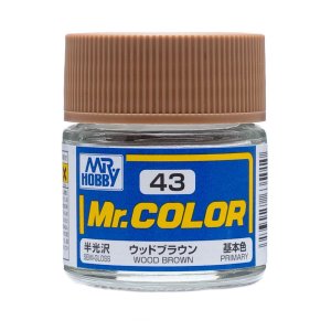 Mr.Hobby C043 - Farba Wood Brown 10 ml
