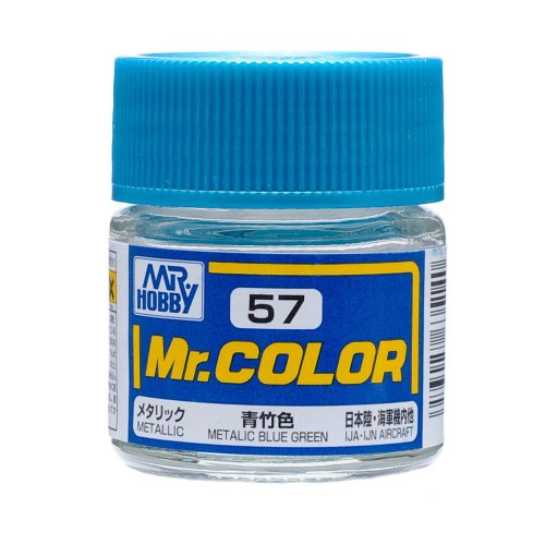 Przejdź do produktu Mr.Hobby C057 - Farba Metallic Blue Green 10 ml