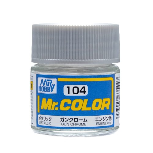 Przejdź do produktu Mr.Hobby C104 - Farba Gun Chrome 10 ml