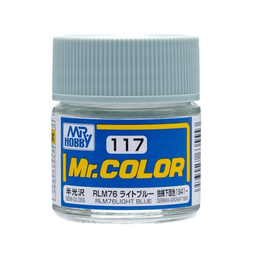 Przejdź do produktu Mr.Hobby C117 - Farba RLM76 Light Blue 10 ml