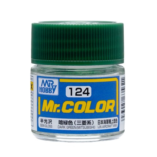 Przejdź do produktu Mr.Hobby C124 - Farba Dark Green (Mitsubishi) 10 ml
