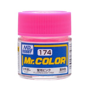 Mr.Hobby C174 - Farba Fluorescent Pink 10 ml