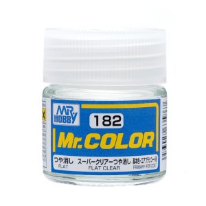Mr.Hobby C182 - Lakier matowy Flat Clear 10 ml