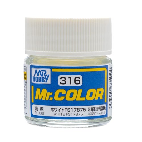 Przejdź do produktu Mr.Hobby C316 - Farba FS17875 White 10 ml