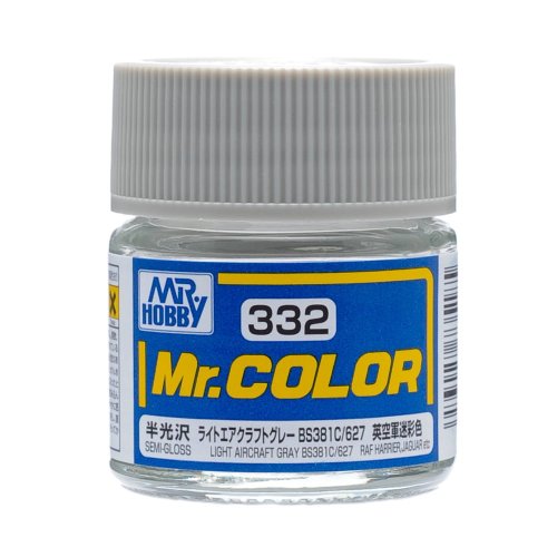 Przejdź do produktu Mr.Hobby C332 - Farba BS381C/627 Light Aircraft Gray 10 ml