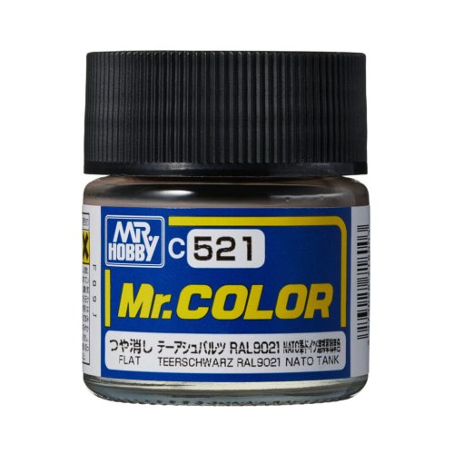 Przejdź do produktu Mr.Hobby C521 - Farba Teerschwarz NATO (NATO Black) 10 ml