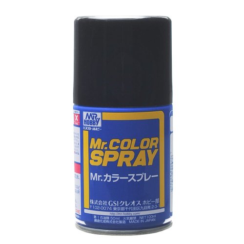 Przejdź do produktu Mr.Hobby S002 - Farba w sprayu Black 100 ml