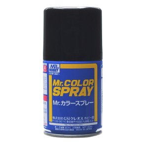 Mr.Hobby S033 - Farba w sprayu Flat Black 100 ml