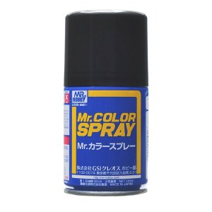 Mr.Hobby S078 - Farba w sprayu Metallic Black 100 ml