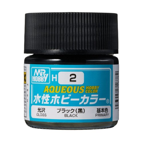 Przejdź do produktu Mr.Hobby H002 - Farba akrylowa Black 10 ml