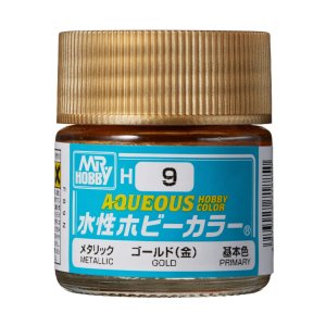Mr.Hobby H009 - Farba akrylowa Gold 10 ml