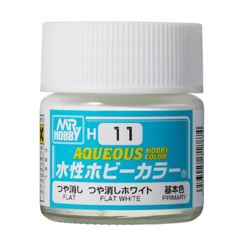 Przejdź do produktu Mr.Hobby H011 - Farba akrylowa Flat White 10 ml