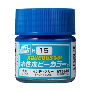 Mr.Hobby H015 - Farba akrylowa Bright Blue 10 ml