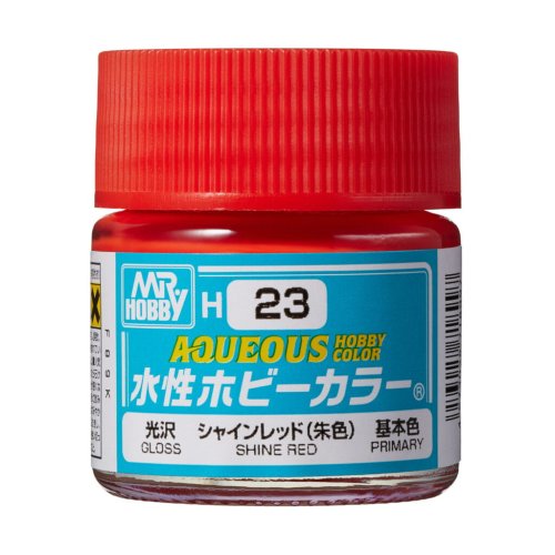 Przejdź do produktu Mr.Hobby H023 - Farba akrylowa Shine Red 10 ml