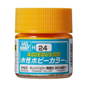 Mr.Hobby H024 - Farba akrylowa Orange Yellow 10 ml
