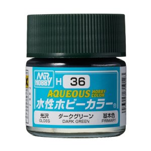 Mr.Hobby H036 - Farba akrylowa Dark Green 10 ml