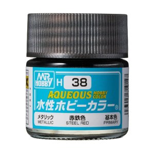 Mr.Hobby H038 - Farba akrylowa Steel Red 10 ml