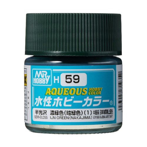 Przejdź do produktu Mr.Hobby H059 - Farba akrylowa IJN Green 10 ml