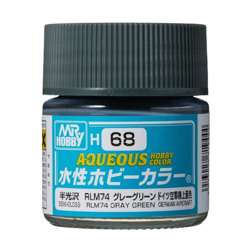 Przejdź do produktu Mr.Hobby H068 - Farba akrylowa RLM74 Dark Gray 10 ml