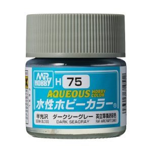 Mr.Hobby H075 - Farba akrylowa Dark Seagray 10 ml