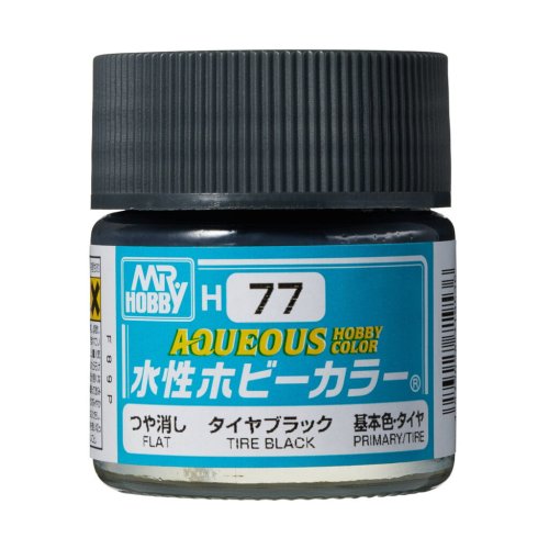 Przejdź do produktu Mr.Hobby H077 - Farba akrylowa Tire Black 10 ml