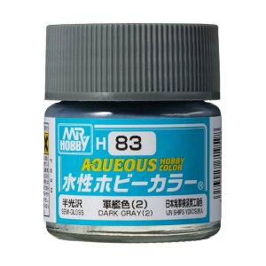 Mr.Hobby H083 - Farba akrylowa Dark Gray (2) 10 ml