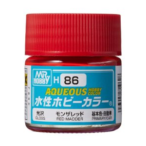 Mr.Hobby H086 - Farba akrylowa Red Madder 10 ml