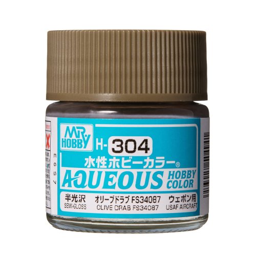Przejdź do produktu Mr.Hobby H304 - Farba akrylowa FS34087 Olive Drab 10 ml