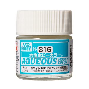 Mr.Hobby H316 - Farba akrylowa FS17875 White 10 ml