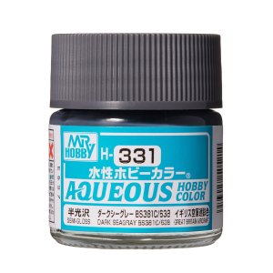 Mr.Hobby H331 - Farba akrylowa BS381C/638 Dark Seagray 10 ml