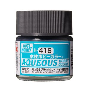 Mr.Hobby H416 - Farba akrylowa RLM66 Black Gray 10 ml