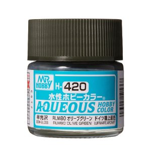 Mr.Hobby H420 - Farba akrylowa RLM80 Olive Green 10 ml