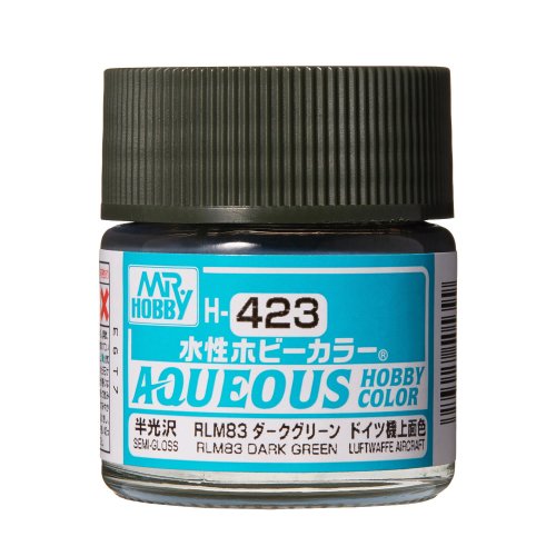 Przejdź do produktu Mr.Hobby H423 - Farba akrylowa RLM83 Dark Green 10 ml