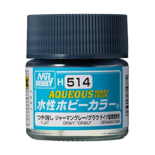 Przejdź do produktu Mr.Hobby H514 - Farba akrylowa Gray (Grau) 10 ml