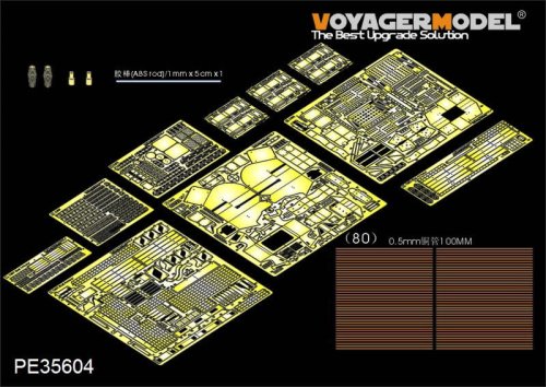 Przejdź do produktu VOYAGER PE35604 - 1:35 Modern IDF D9R Armored BullDozer w/slat armour Photo Etched set