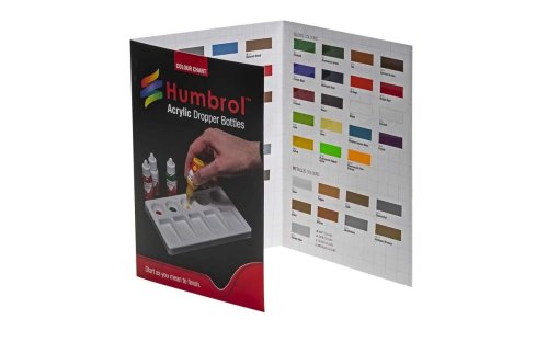 Przejdź do produktu Humbrol P1159 - Katalog kolorów farb akrylowych