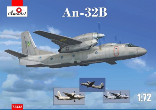 Przejdź do produktu Amodel 72432 - 1:72 An-32B